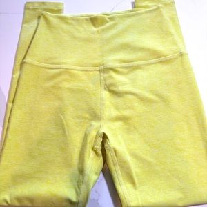 Beyond Yoga Spacedye Pale Yellow Leggings